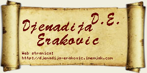 Đenadija Eraković vizit kartica
